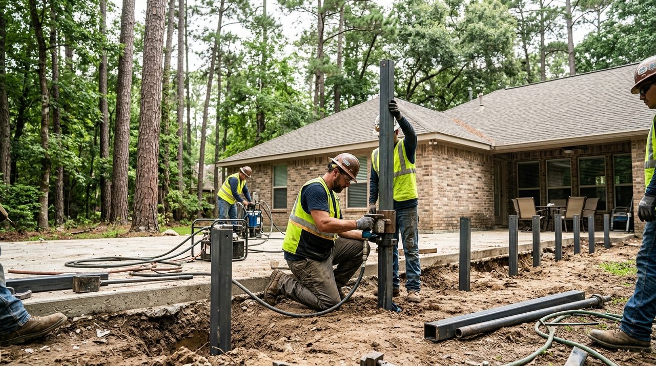 Foundation Repair serving Crosby, TX