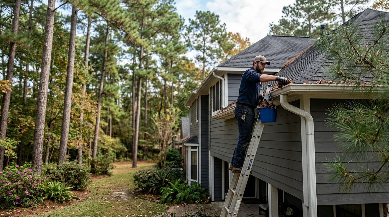Gutter Cleaning serving NE Houston