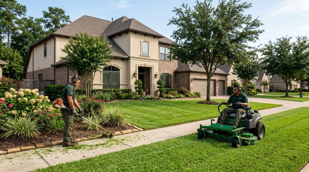 Landscapers serving Braeswood