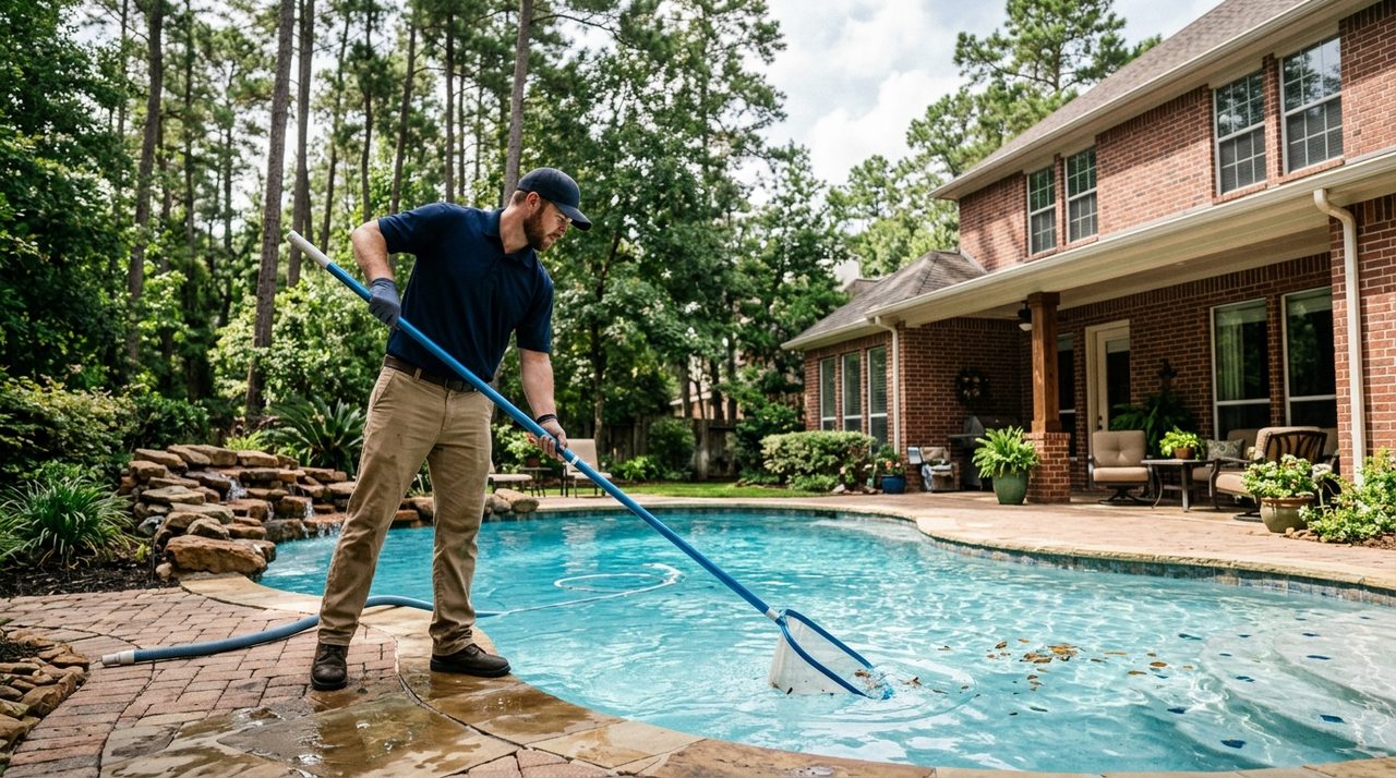 Pool Cleaning serving The Woodlands, TX