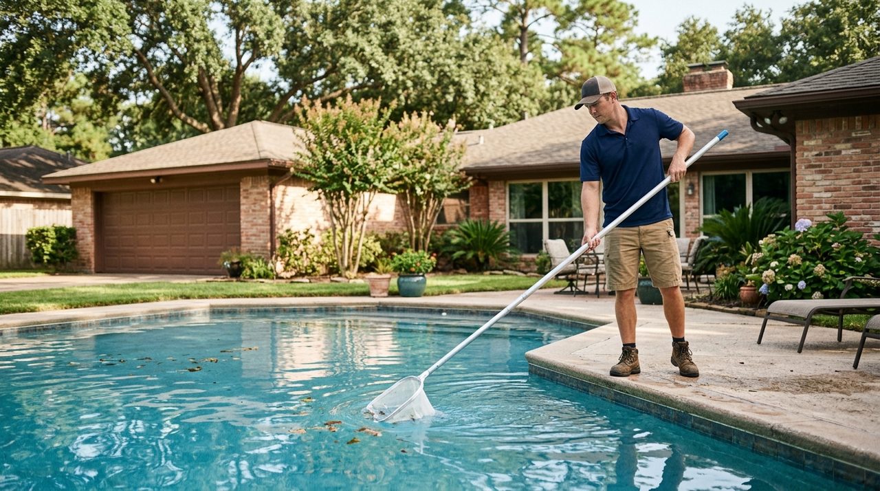 Pool Cleaning serving Garden Oaks