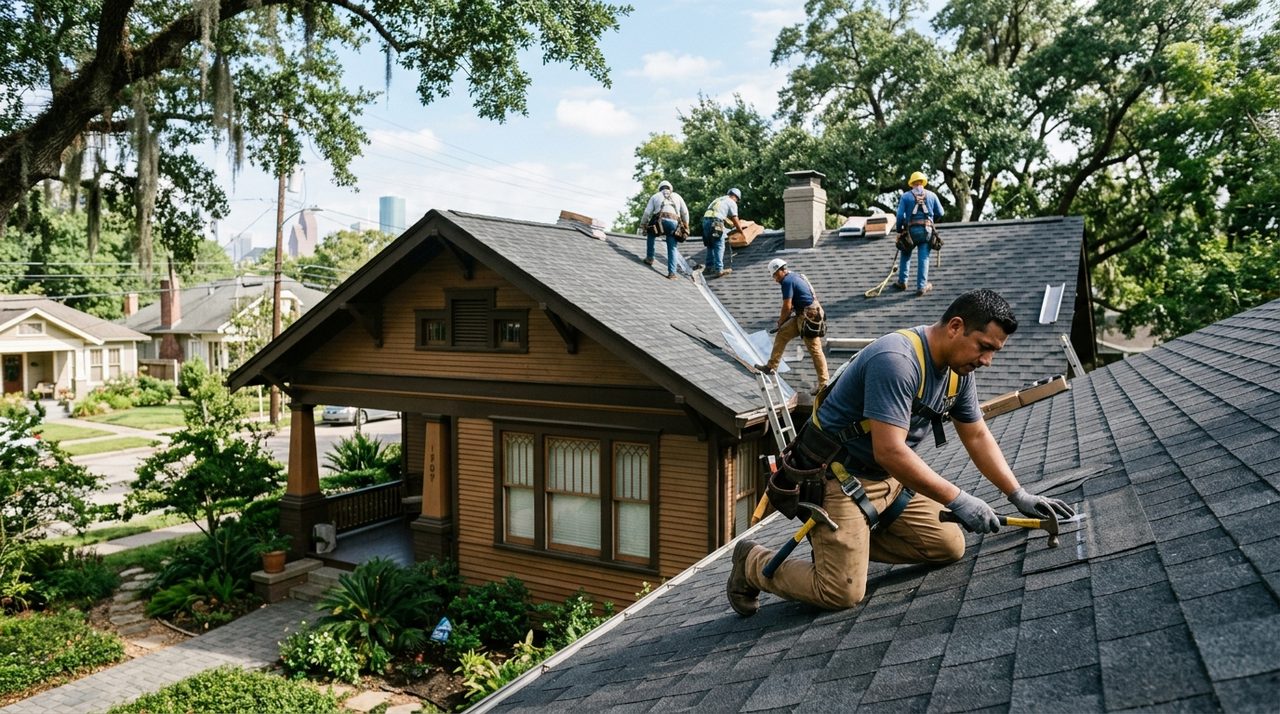 Roofers serving The Heights