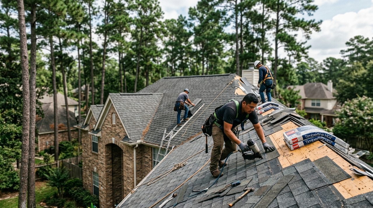 Roofers serving Porter, TX
