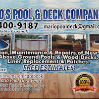 Mario's Pool & Deck logo