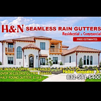 H&N Seamless Rain Gutters logo