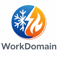 WorkDomain — HVAC, Electrical & Refrigeration logo
